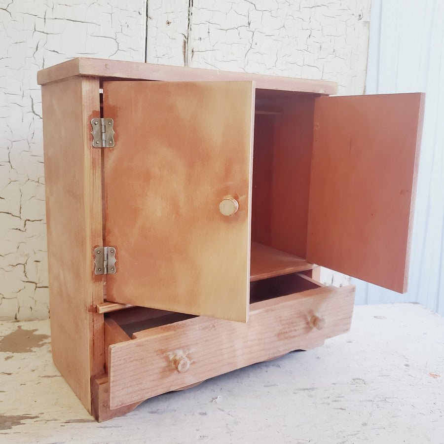 Vintage  Wood Cabinet