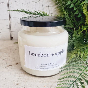 Bourbon & Apple Soy Candle
