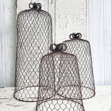 Set of 3 Wire Cloches