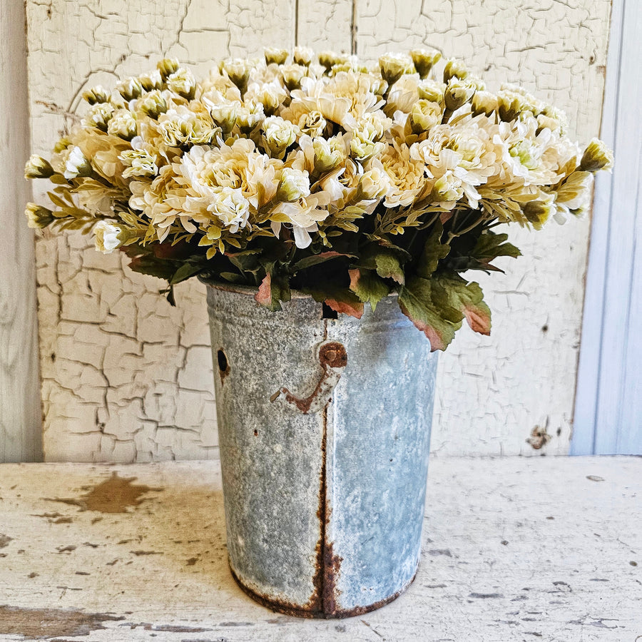 Best Realistic Faux Mum Bush- White