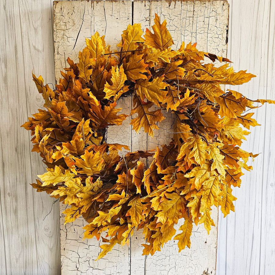 30 Inch Gold Leaf Wreath