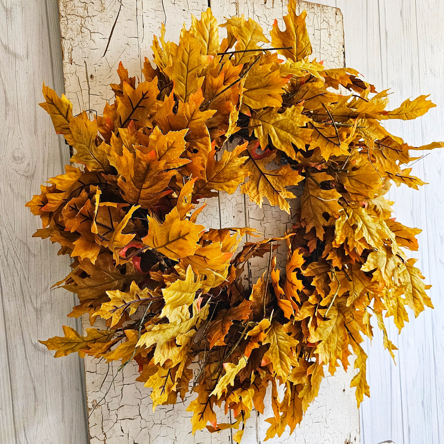 30 Inch Gold Leaf Wreath