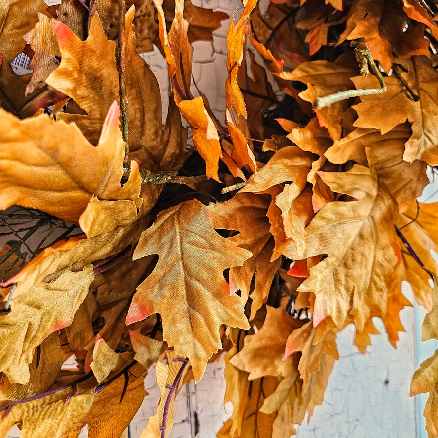 30 Inch Gold Leaf Wreath