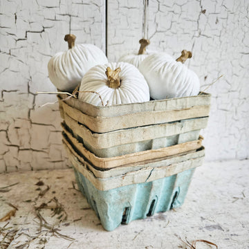 Set of 6 Vintage Berry  Baskets