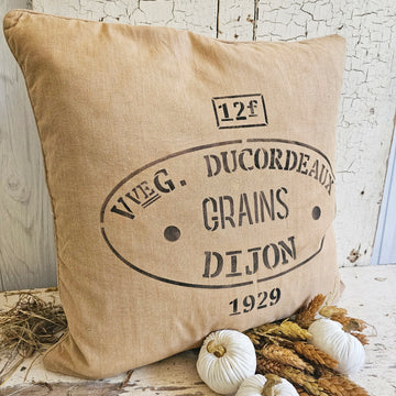 Vintage Style French Inspired Pillow