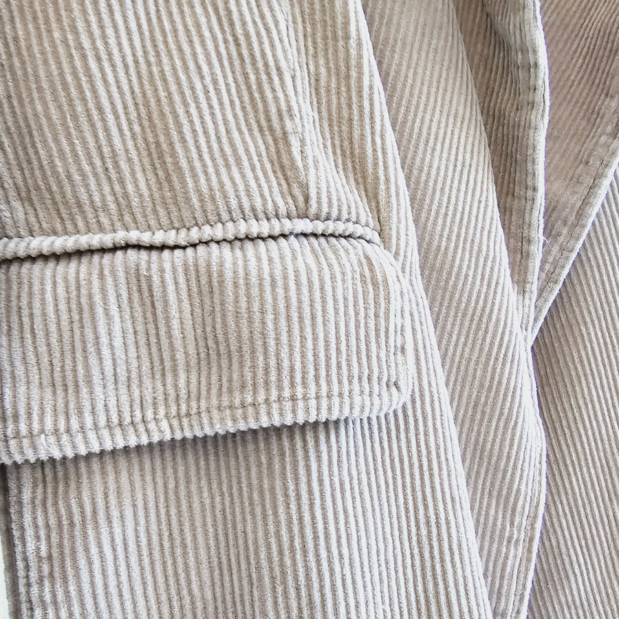 Open Front Corduroy Blazer