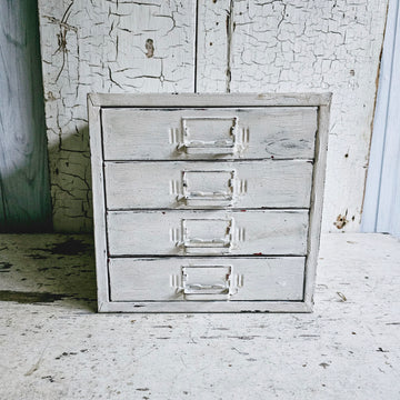 Vintage  Metal Cabinet with Drawers