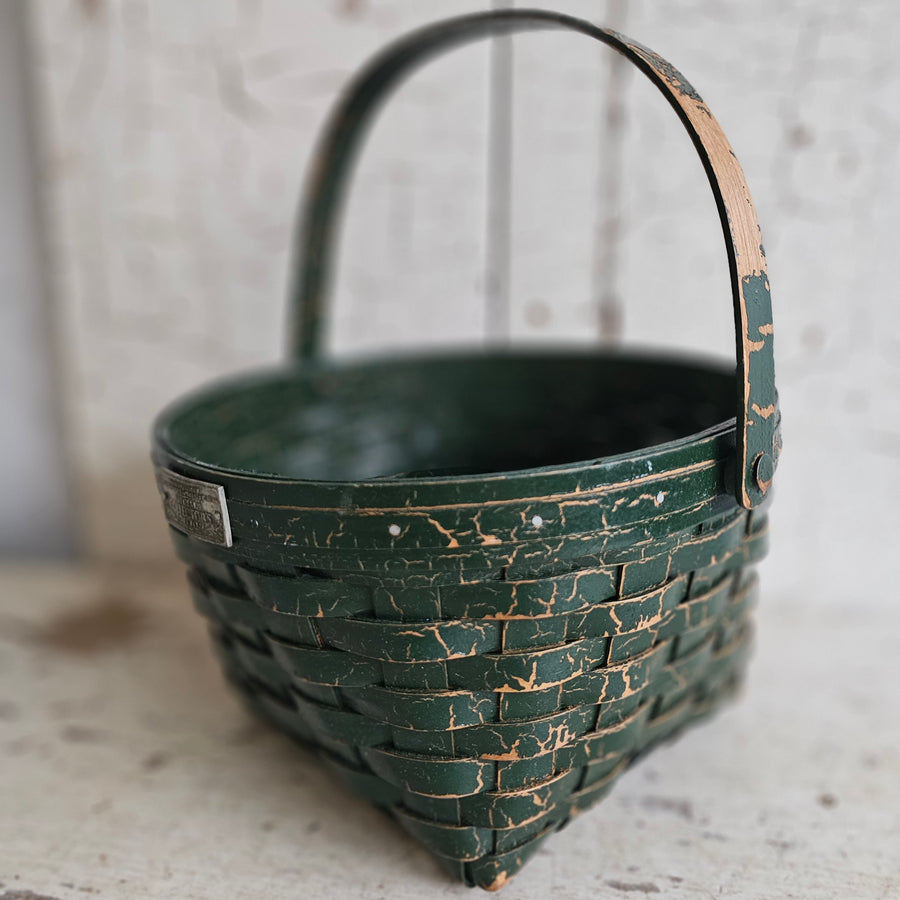 Handmade Vintage Woven Gerald Henn Basket