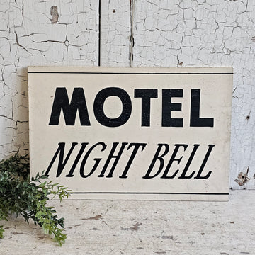 Vintage Motel Night Bell Sign