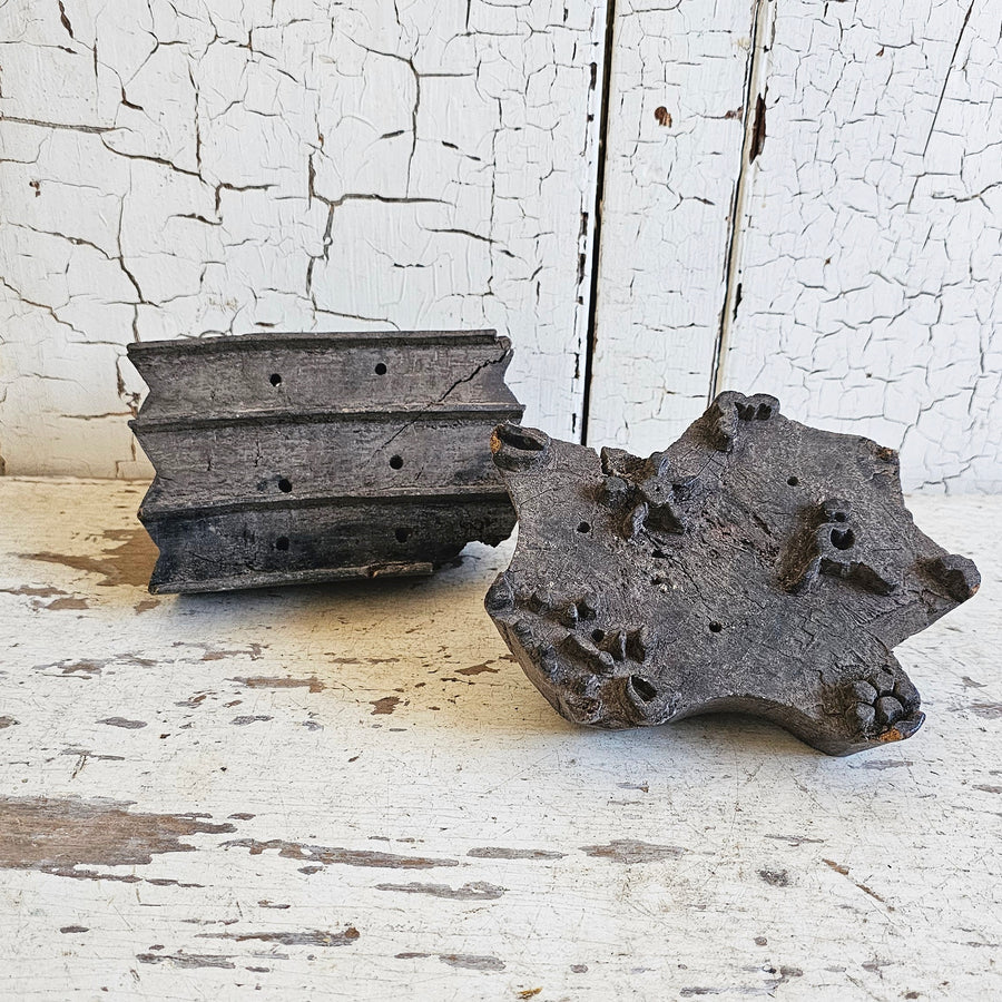 Antique Wood Batik Stamp