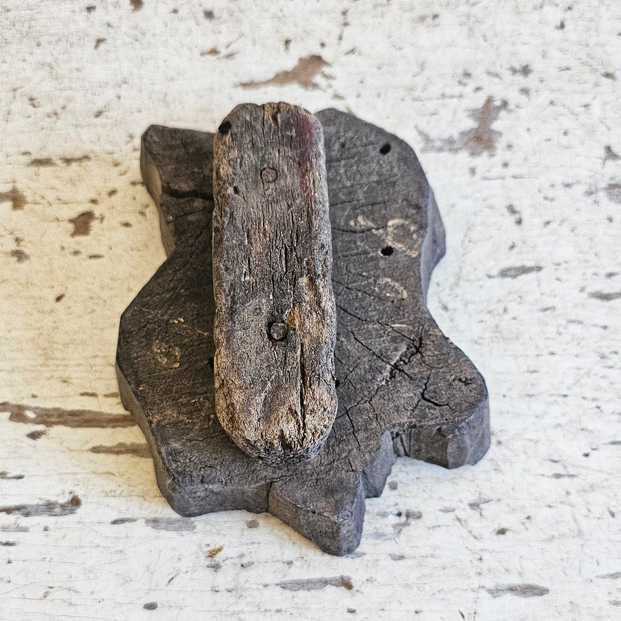 Antique Wood Batik Stamp