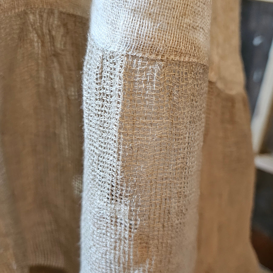 Natural Linen Dress  LG/XL