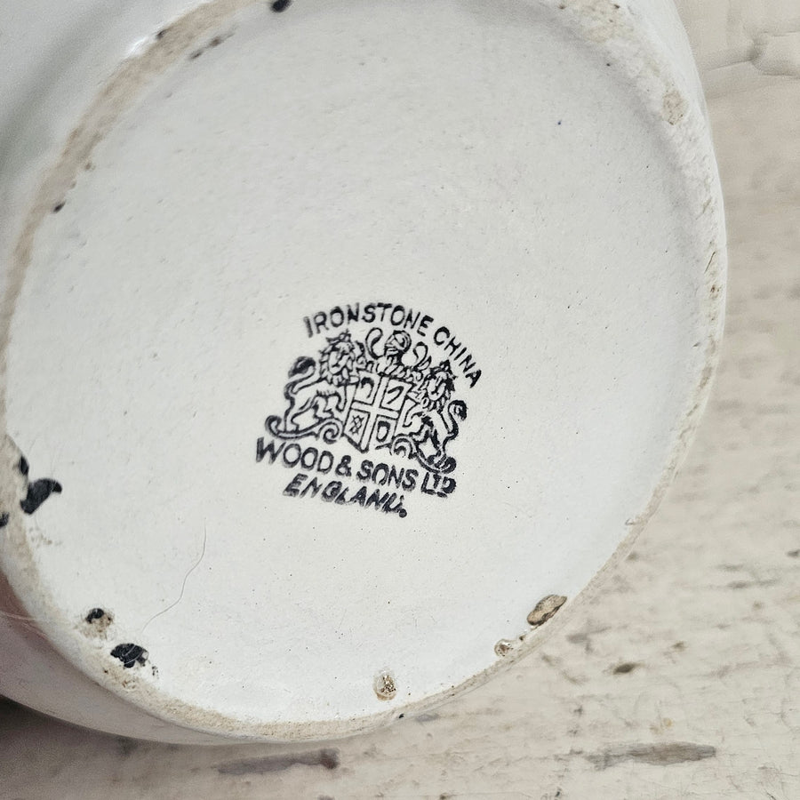Vintage Woods & Sons  Ironstone Pitcher