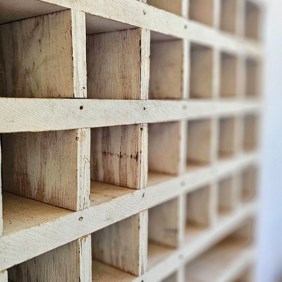 Vintage Wood Cubby