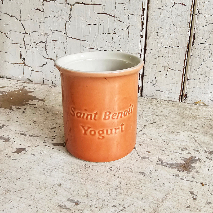 Stoneware French Yogurt Pot