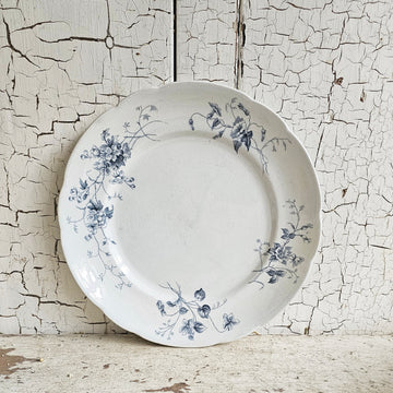 Vintage Brighton Blue Transferware Ironestone Plate