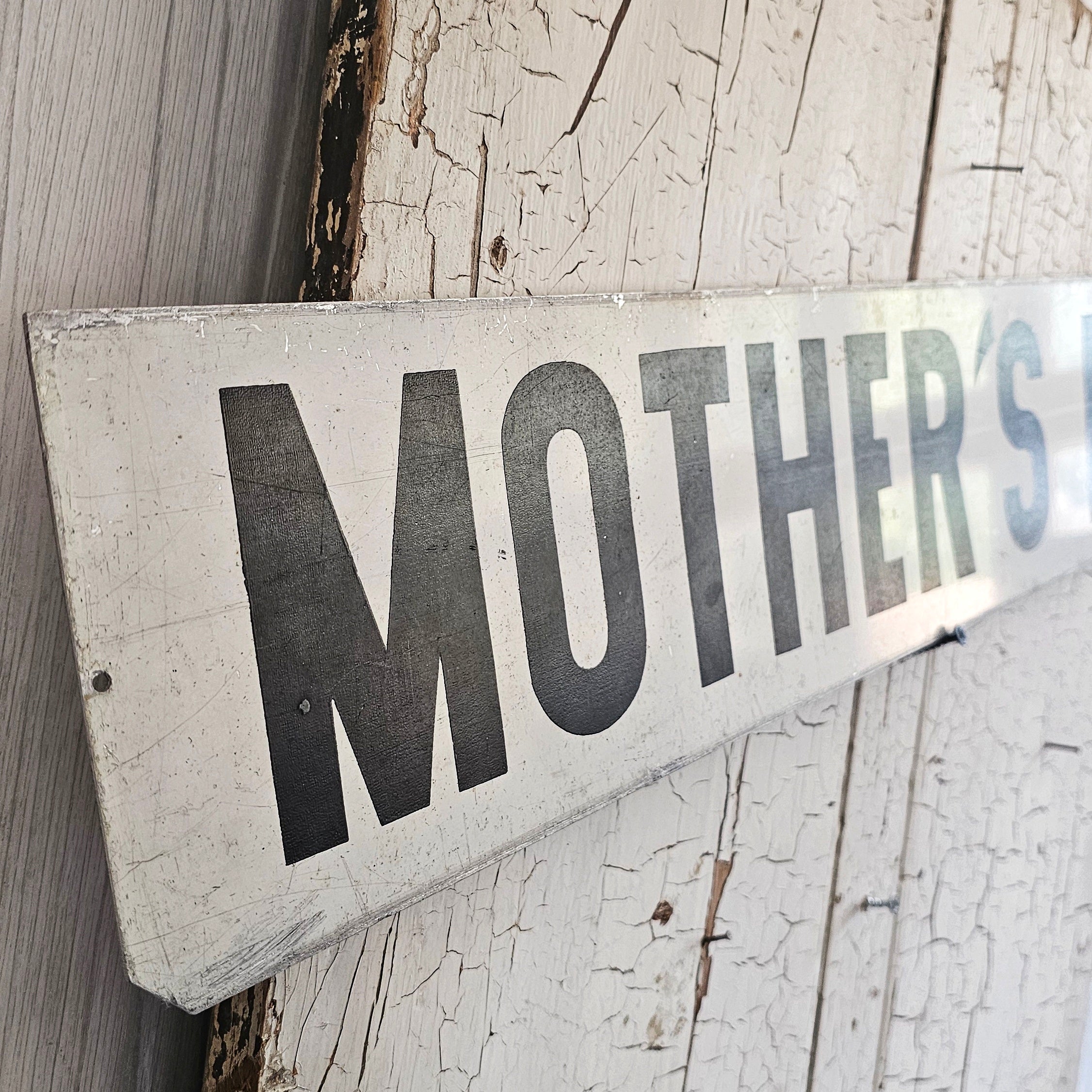Vintage Hand lettered Metal MOTHER'S DAY Sign – Olde Tyme Marketplace