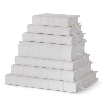 Set of 7 Cotton Canvas Journals