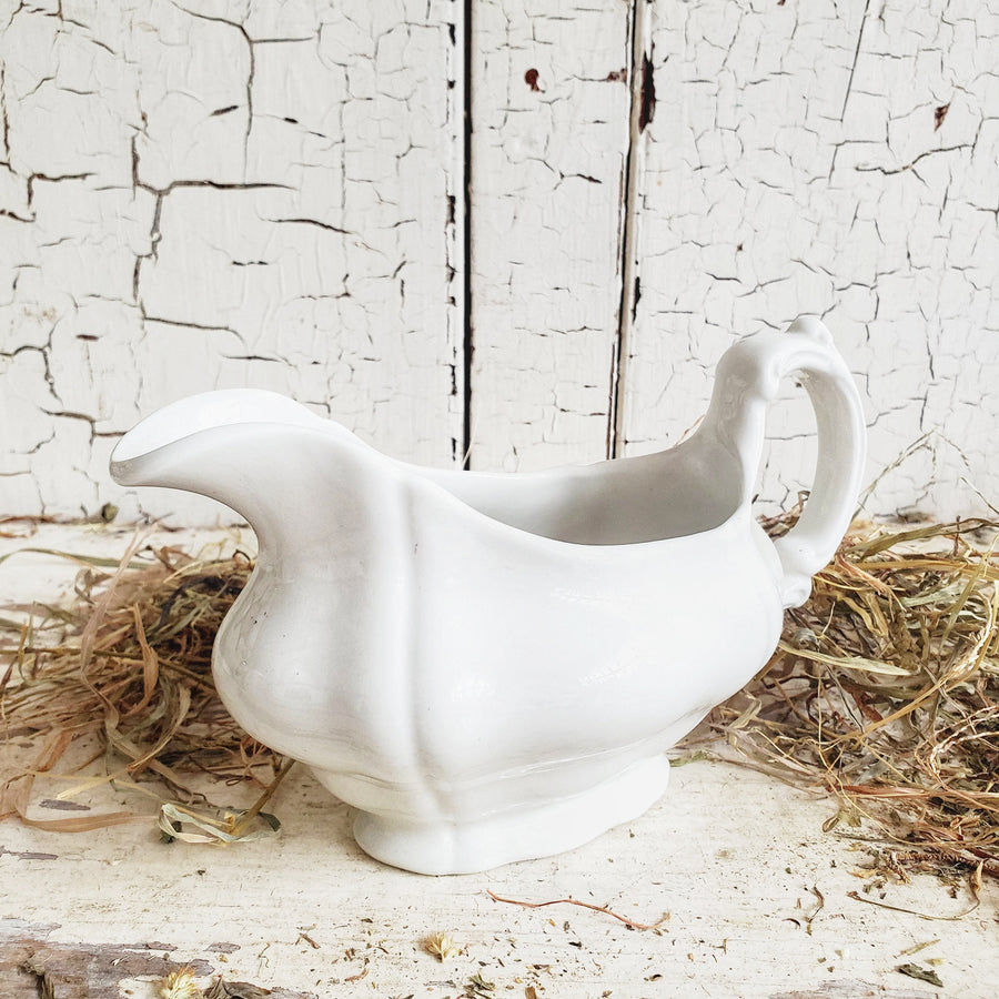 Vintage Booths  Ironstone Gravy Boat