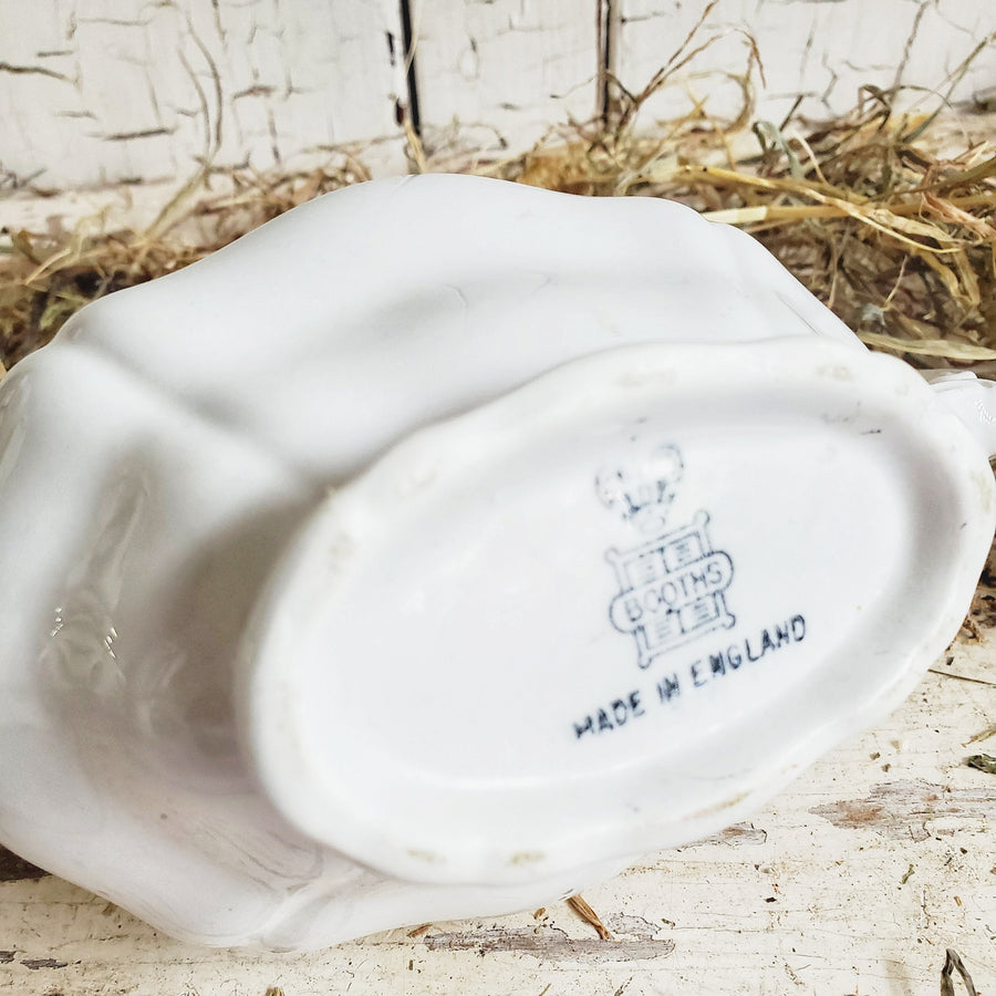 Vintage Booths  Ironstone Gravy Boat