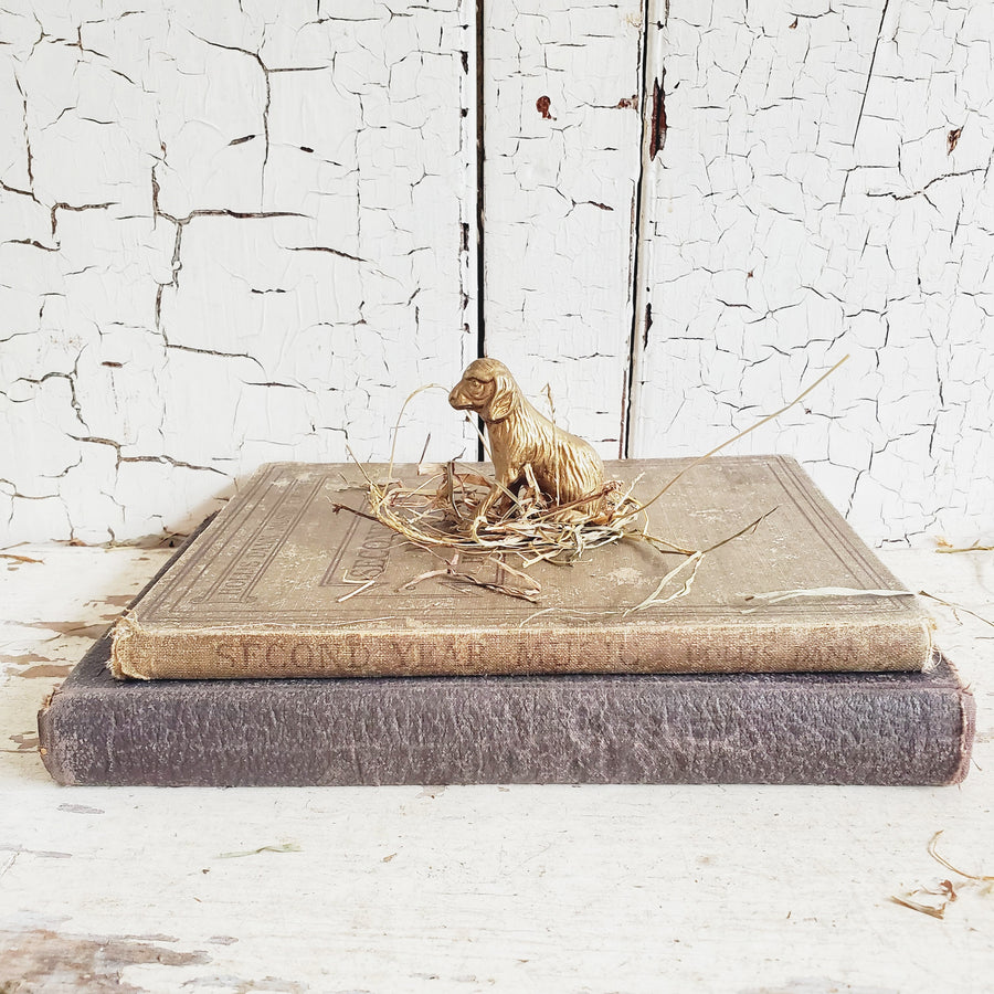 Vintage Brass Dog figurine