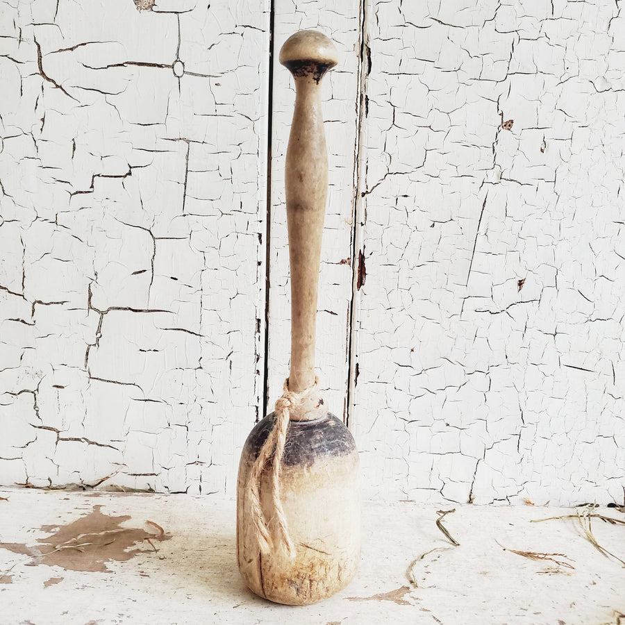 Vintage Raw Wood Masher