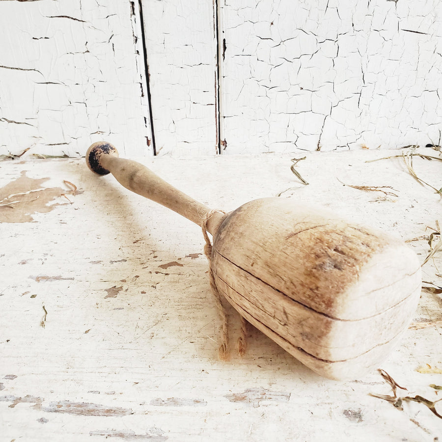 Vintage Raw Wood Masher