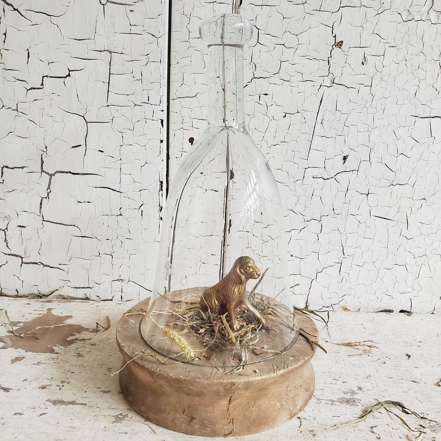 Vintage Brass Dog figurine