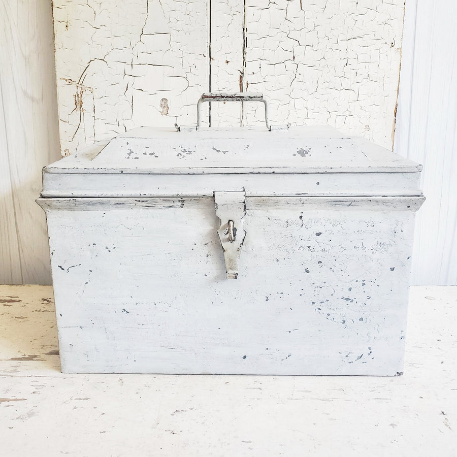 Vintage Zinc Document Box