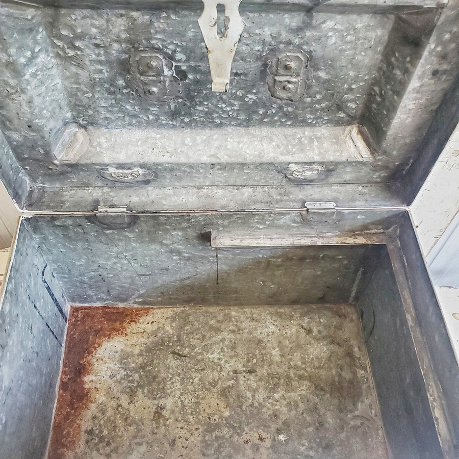 Vintage Zinc Document Box