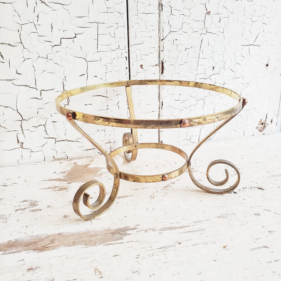 Vintage Brass Plant Stand /Riser