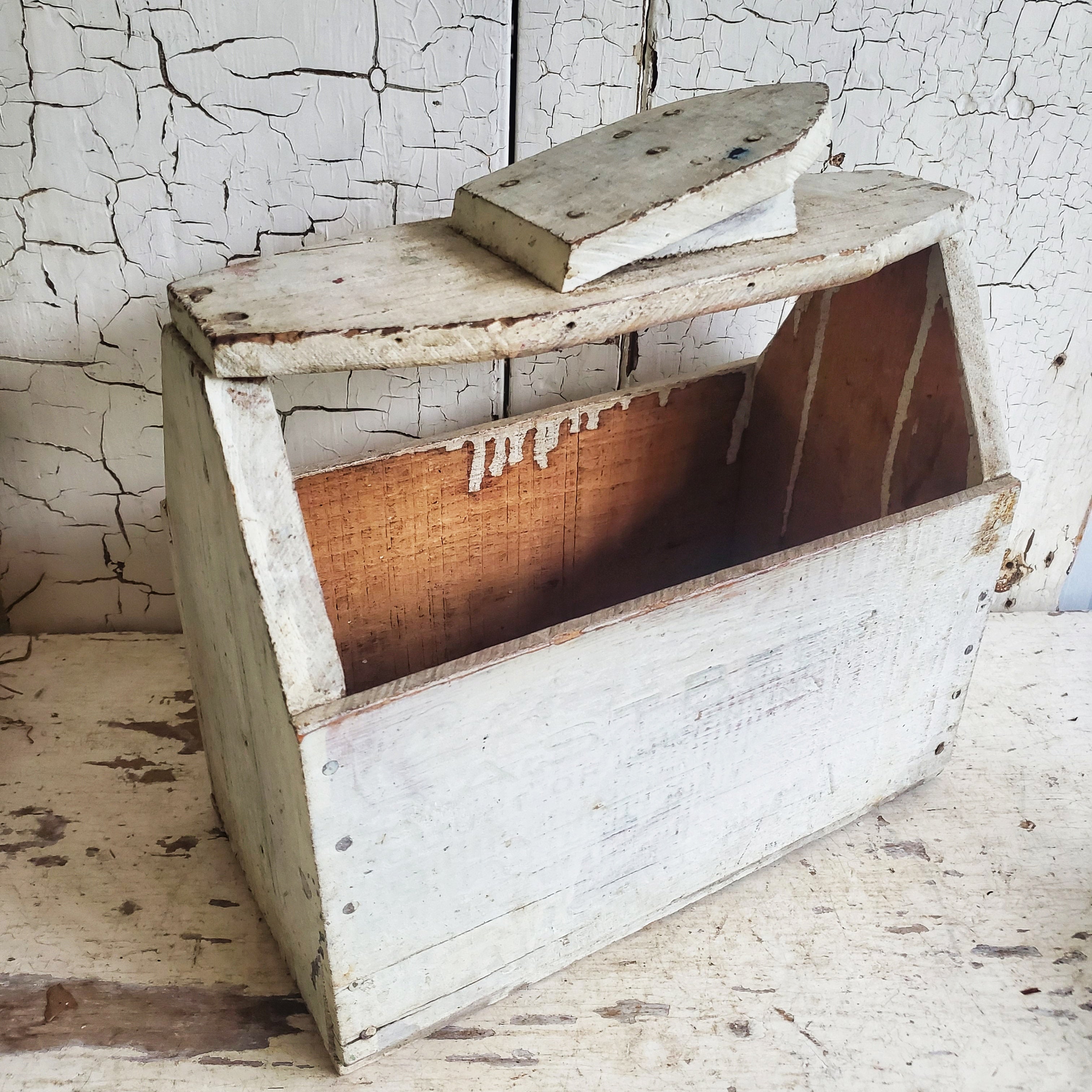 chippy Vintage Chippy White Shoe Shine Box – Olde Tyme Marketplace