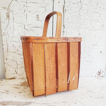 Tall Vintage Litre Basket