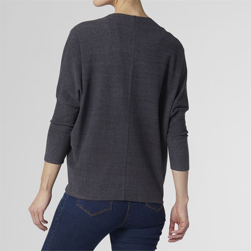 Holly Soft Brushed Cardigan- Charcoal