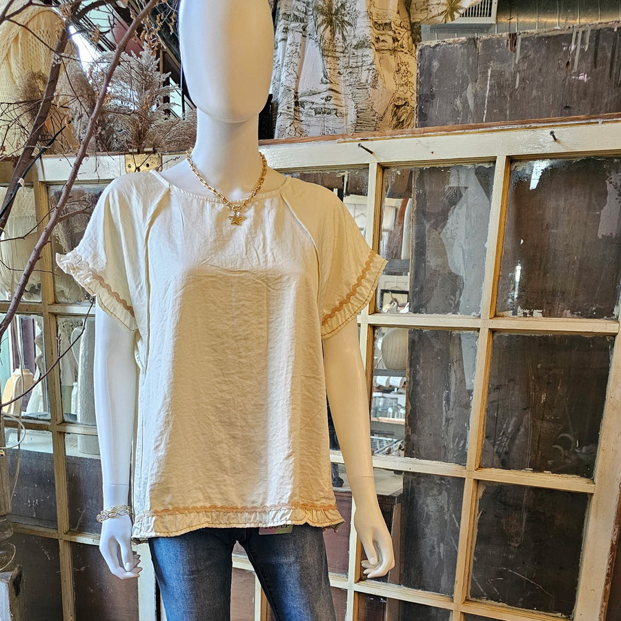 Ric Rac Stitched Top