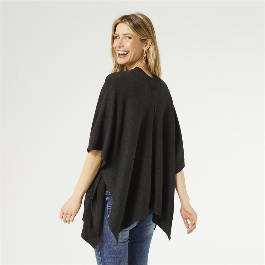 Heather Black Lightweight Cardigan