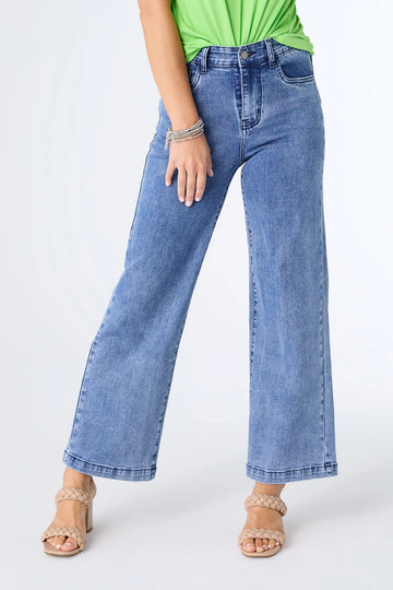 Everstretch Basic Wide Leg Jean