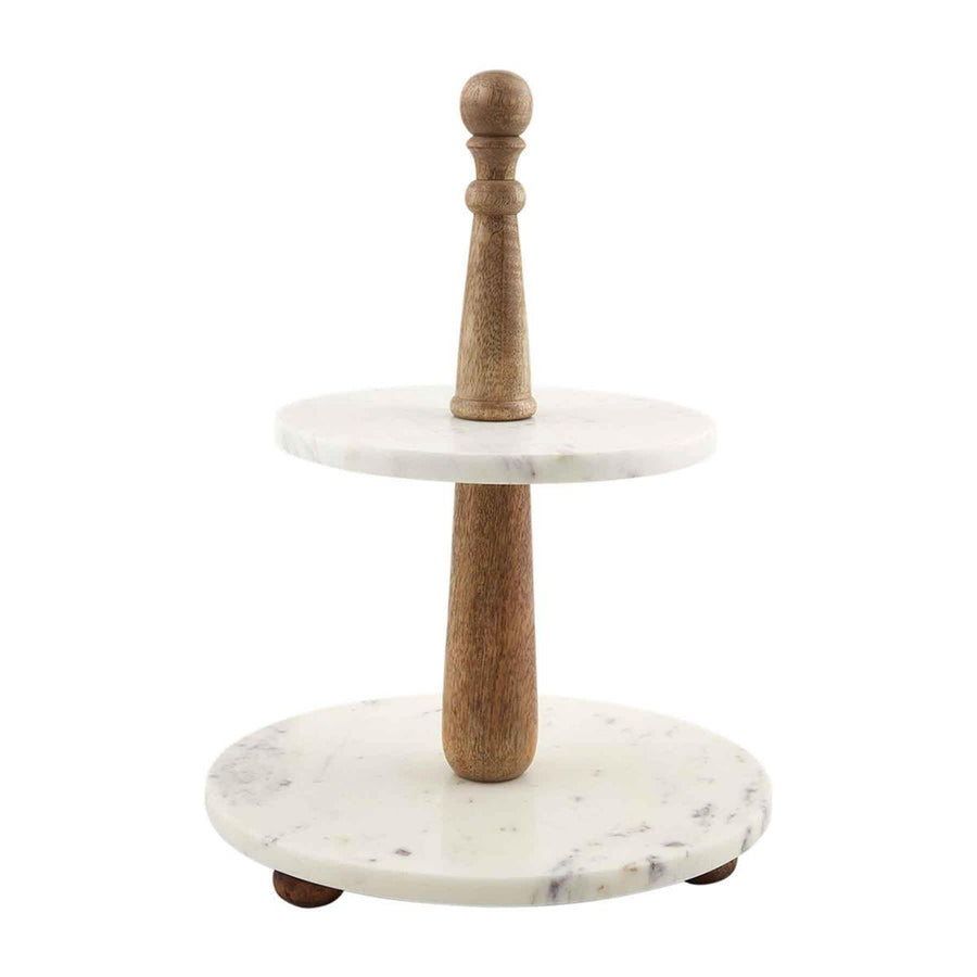 Marble & Wood Tiered Server