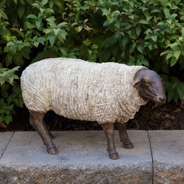 Large Resin Grazing Sheep
