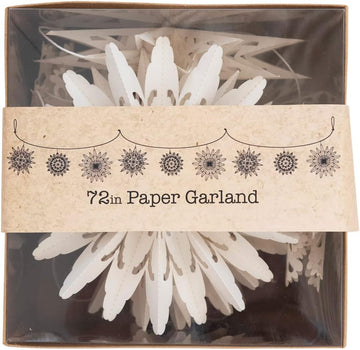 Paper Snowflake Garland