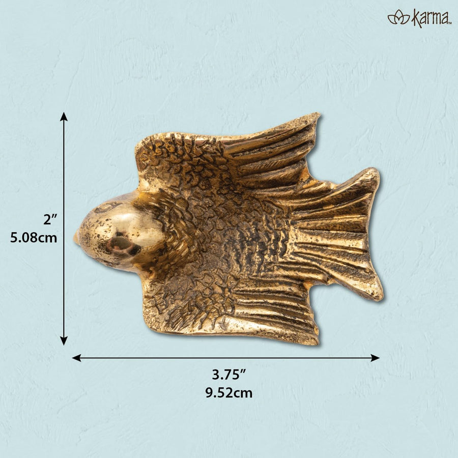 Brass Bird Ring Dish