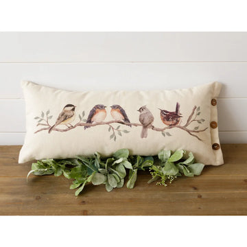 Bird on Branch Pillow