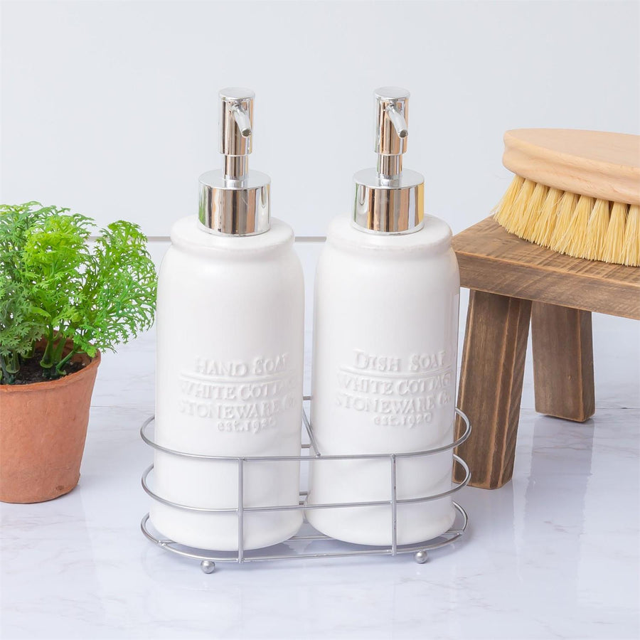 Hand and Dish Soap Caddy Set Olde Tyme Marketplace