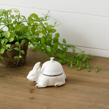 Chippy White Bunny Bell