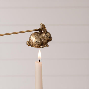 Gold Bunny Candle Snuffer