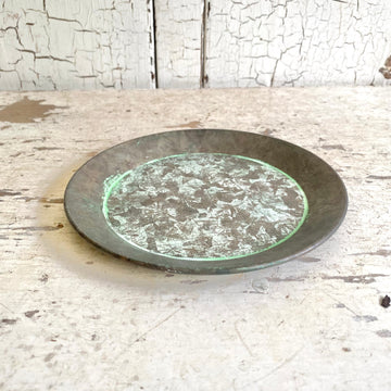 Large Copper Plant Dish