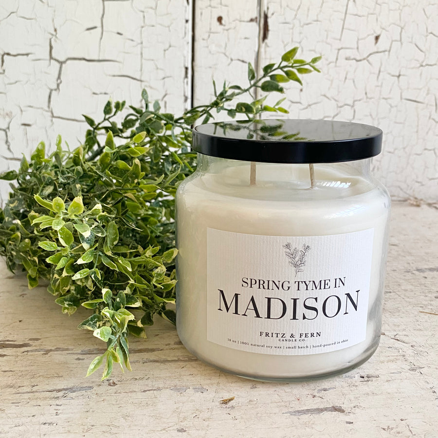 Spring Tyme in Madison Soy Candle