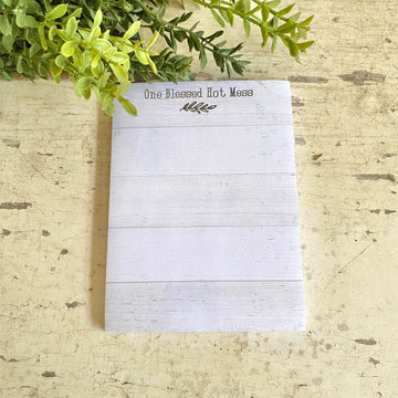 One Blessed Hot Mess Notepad
