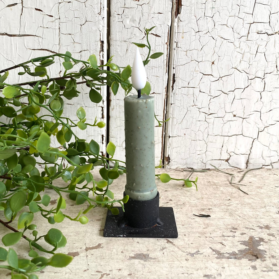 4 Inch Sage Speckled Timer Taper