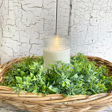 Beaded Glass LED Timer Candle - Small